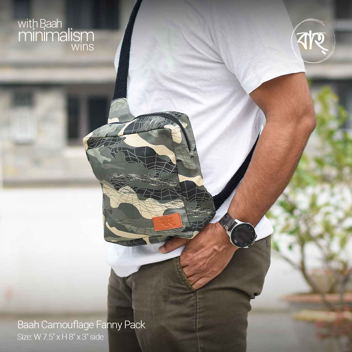 Baah's Camouflage Fanny Pack